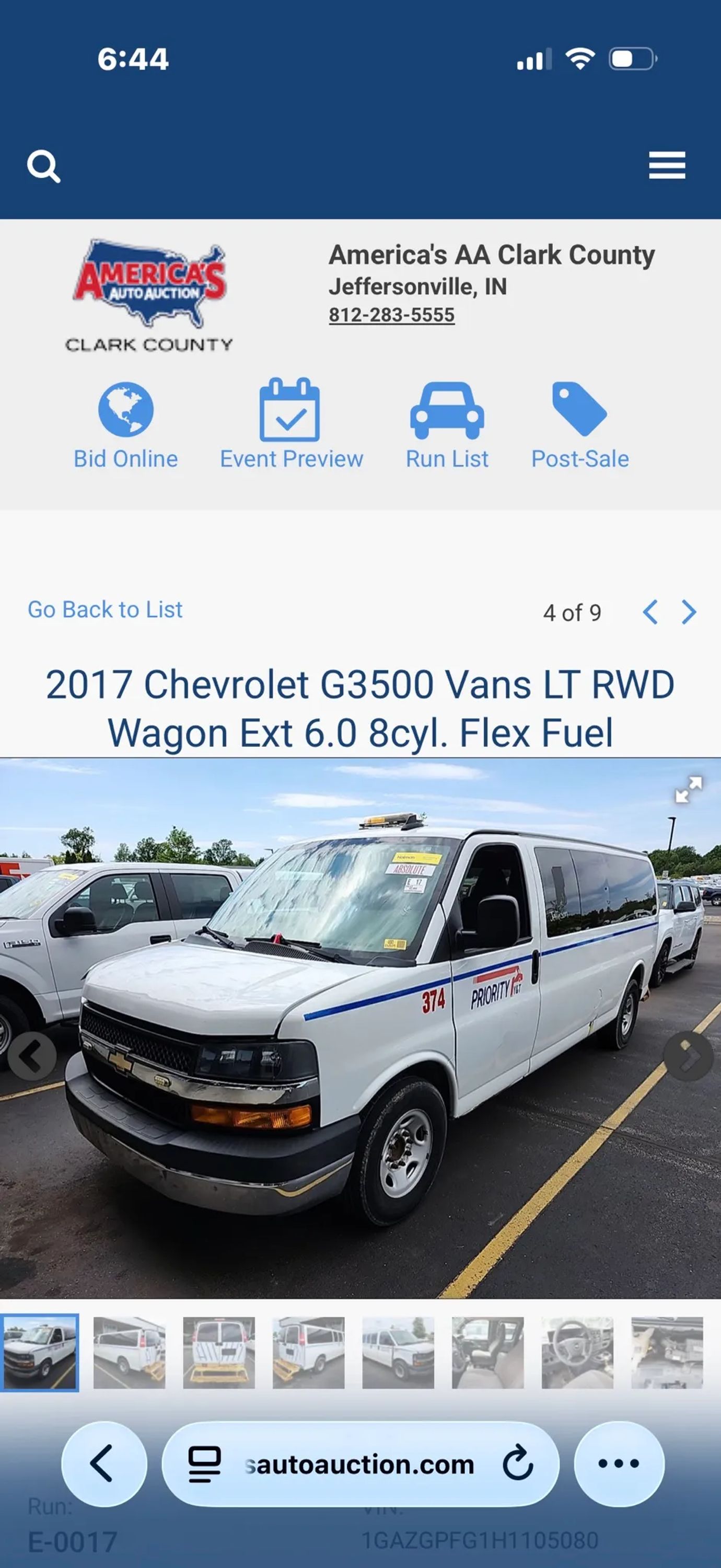chevrolet express passenger 2017 1GAZGPFG1H1105080 image chevrolet express passenger 2017 1GAZGPFG1H1105080 image